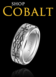 cobalt wedding bands